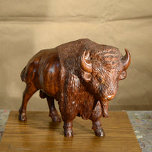 Load image into Gallery viewer, Thomas Suby with Ramon D.C., &quot;Standing Bison&quot;
