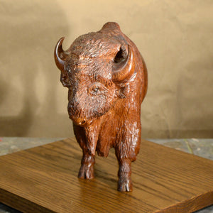 Thomas Suby with Ramon D.C., "Standing Bison"