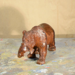 Thomas Suby with Ramon D.C., "Small Bear with Salmon"