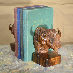 Thomas Suby with Ramon D.C., "Bison Bookends"