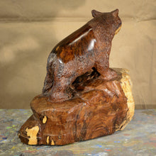 Load image into Gallery viewer, Thomas Suby with Ramon D.C., &quot;Black Bear with Hollow Tree&quot;
