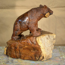Load image into Gallery viewer, Thomas Suby with Ramon D.C., &quot;Black Bear with Hollow Tree&quot;
