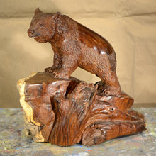 Load image into Gallery viewer, Thomas Suby with Ramon D.C., &quot;Black Bear with Hollow Tree&quot;
