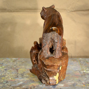 Thomas Suby with Ramon D.C., "Black Bear with Hollow Tree"