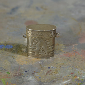 Silver box.