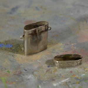 Silver box.