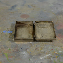 Load image into Gallery viewer, Silver and turquoise box.
