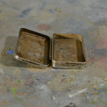 Load image into Gallery viewer, Silver and turquoise box.
