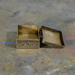 Silver box.