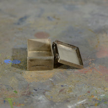 Load image into Gallery viewer, Silver and turquoise box.
