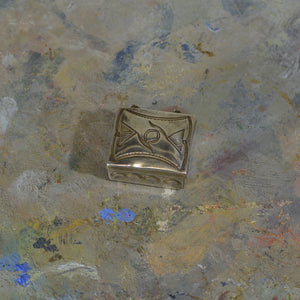 Silver box.