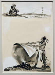 Edward Borein "Languages of Man III"