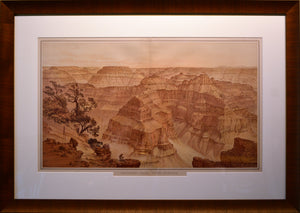 William Henry Holmes "Panorama from Point Sublime" parts I, II, III