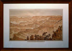William Henry Holmes "Panorama from Point Sublime" parts I, II, III