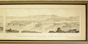 William Henry Holmes The Twin Lakes- Lake fork of the Arkansas / South Western Border of the Mesa Verde Showing the Sierra El Late in the Distance"