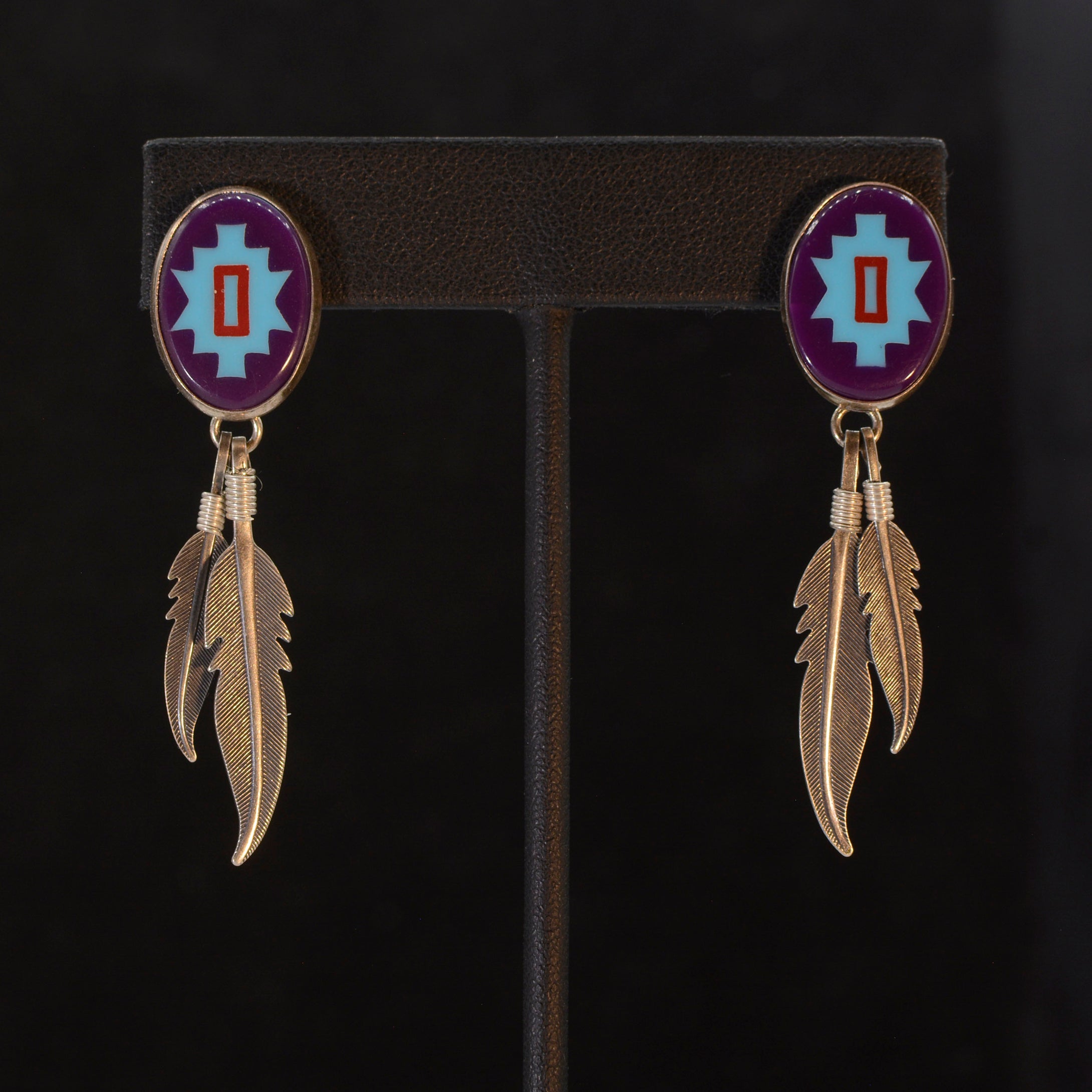 Sterling silver earrings.