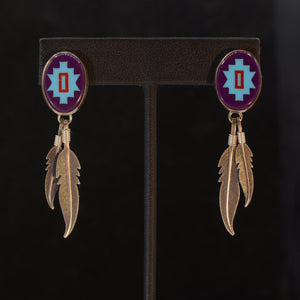 Sterling silver earrings.