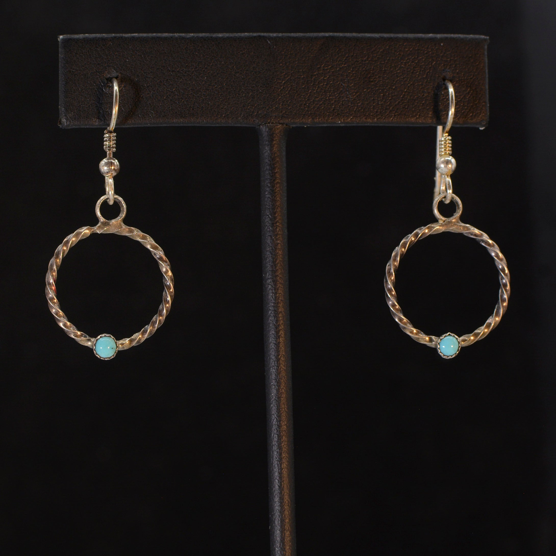 Silver earrings