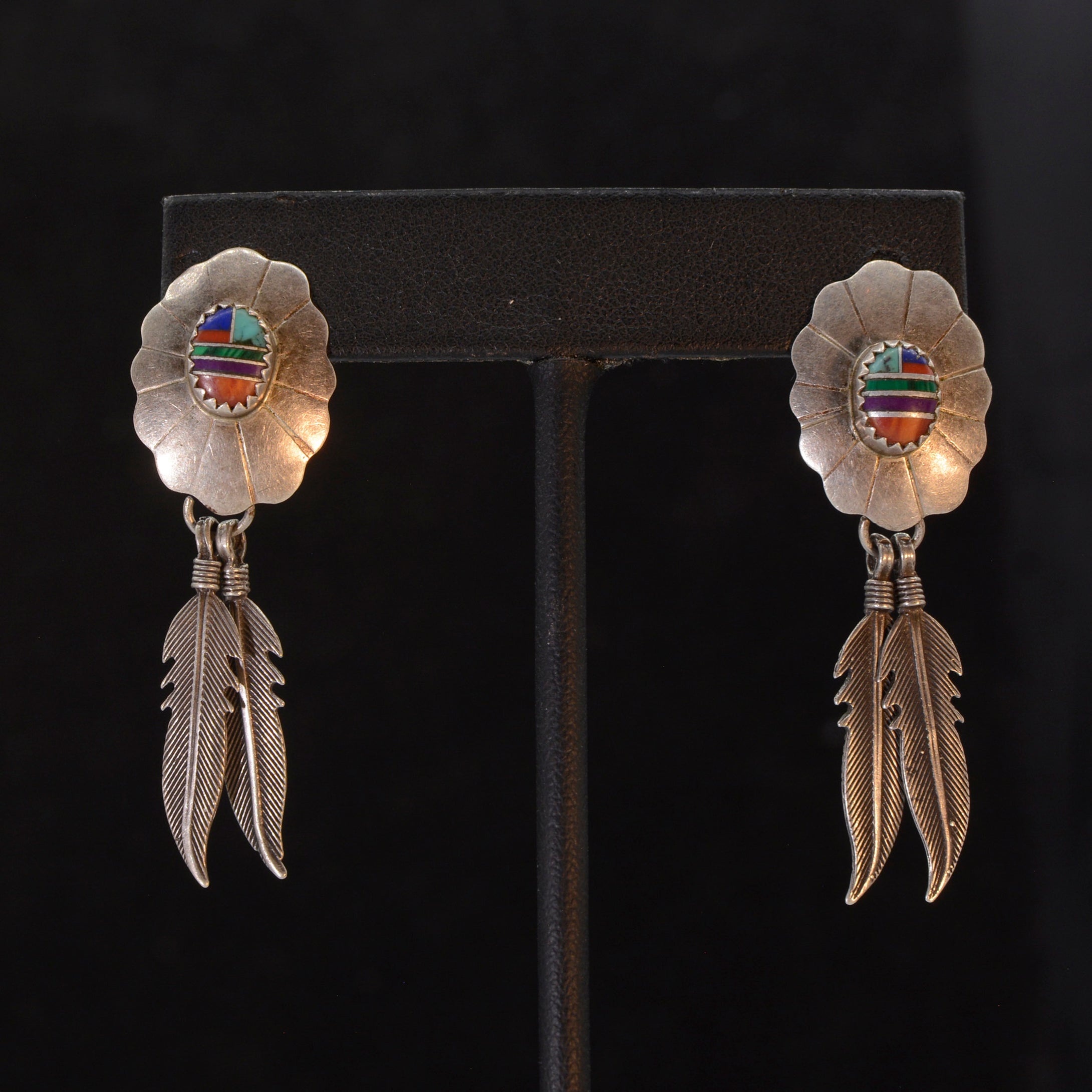 Silver earrings