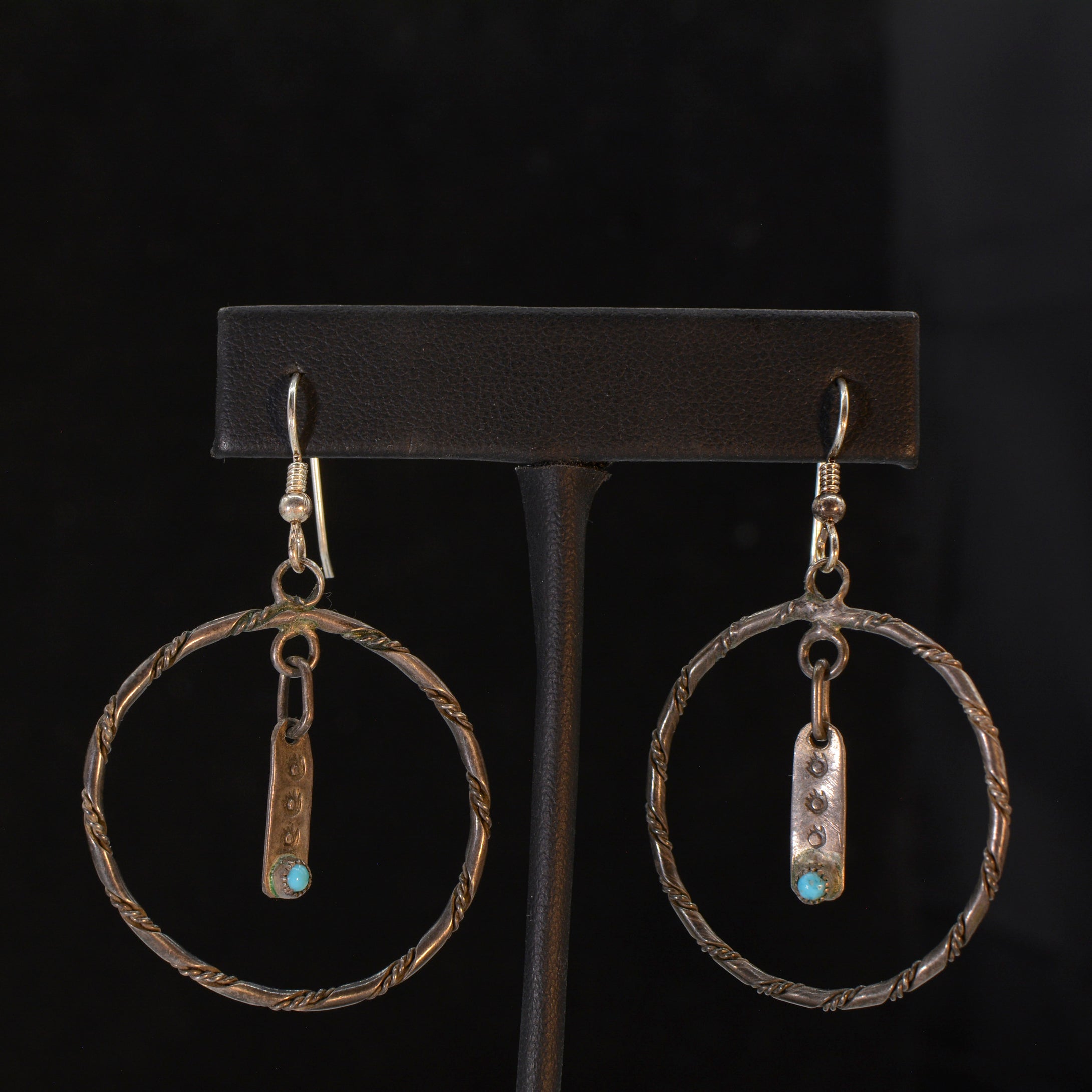 Silver earrings