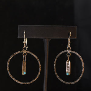 Silver earrings