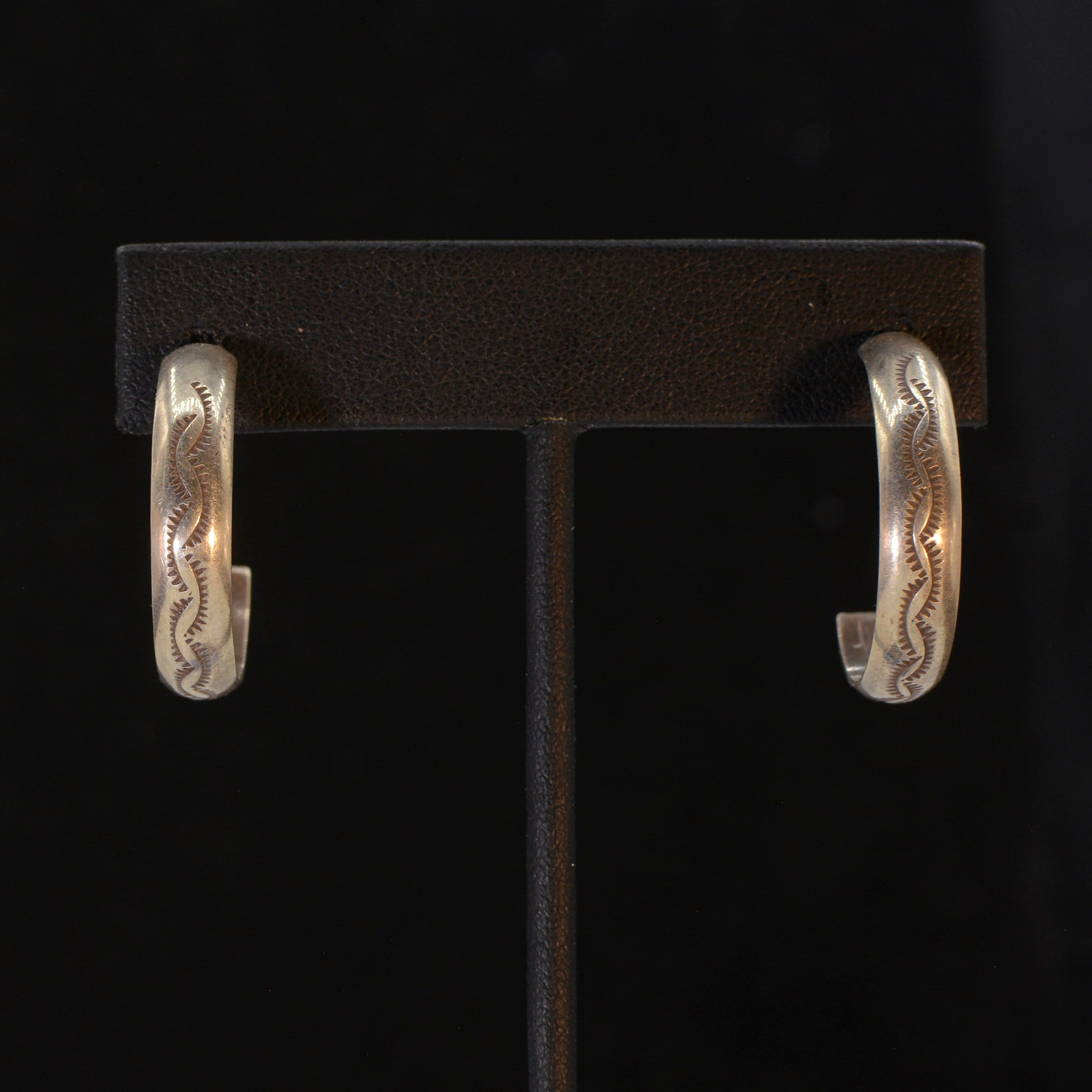 Silver earrings