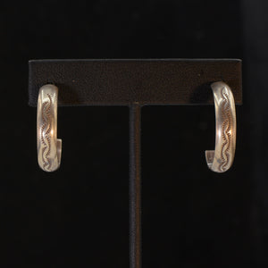 Silver earrings