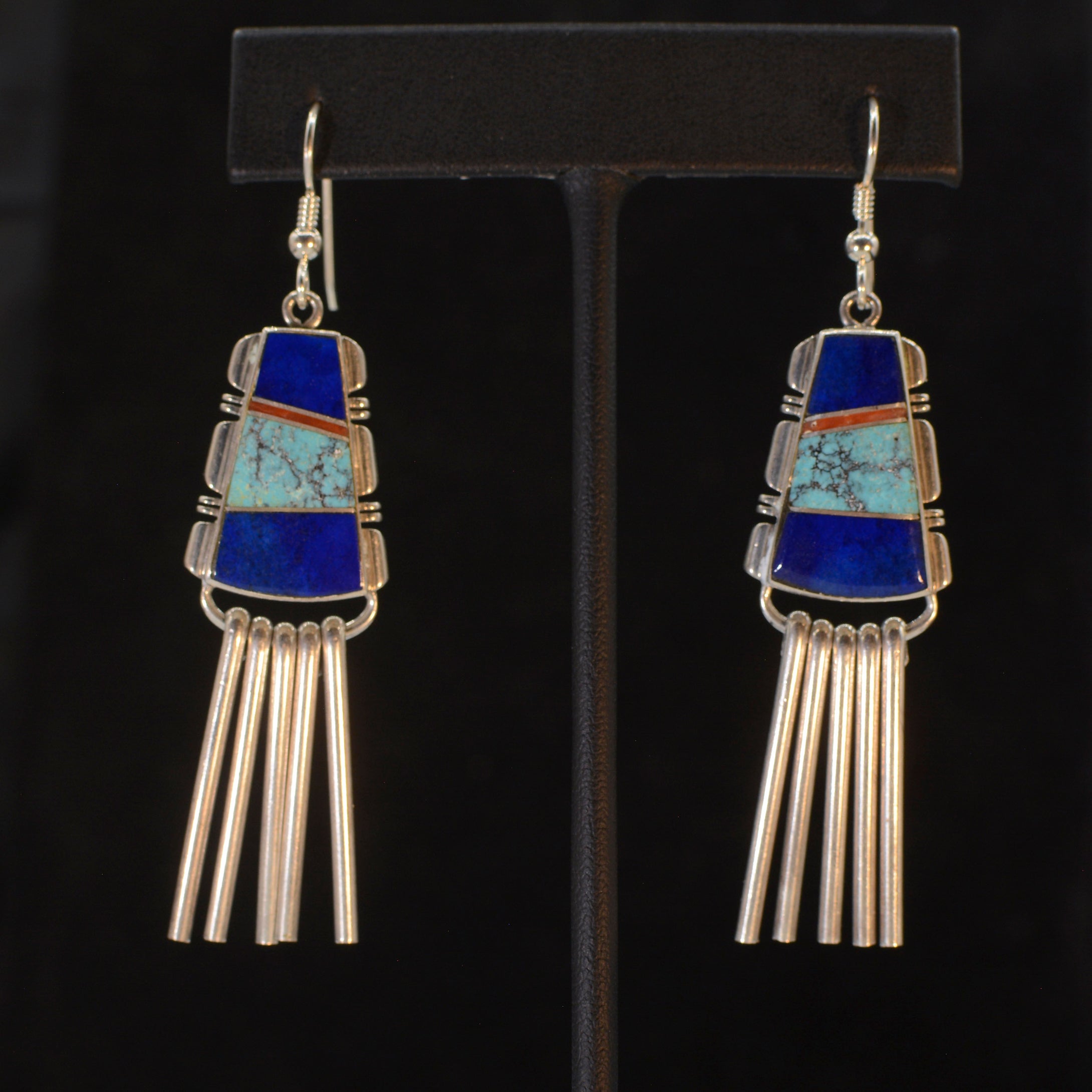 Sterling silver and turquoise earrings