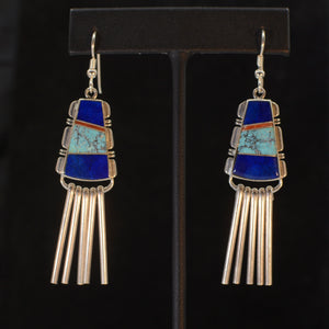 Sterling silver and turquoise earrings
