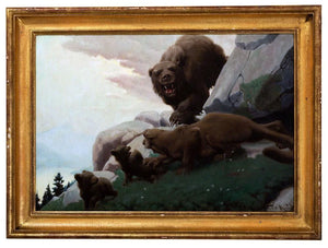 Frank Stick, "Mama and her Cubs"
